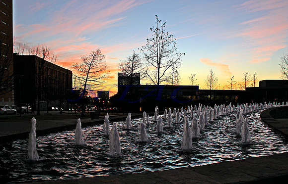 Fountain at Trinity River Campus 1566ModX